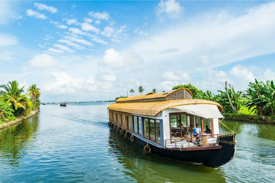 Allappuzha Backwater Overnight Houseboat Cruise Tour